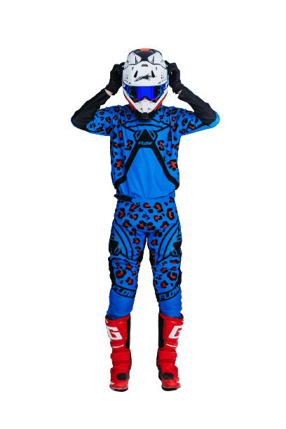 Flow FV1 Blue Leopard - flowracewear