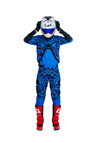 Flow FV1 Blue Leopard - flowracewear