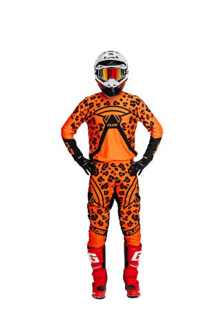 Flow FV1 Orange Leopard - flowracewear