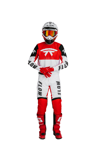 Flow FV1 Red/White - flowracewear